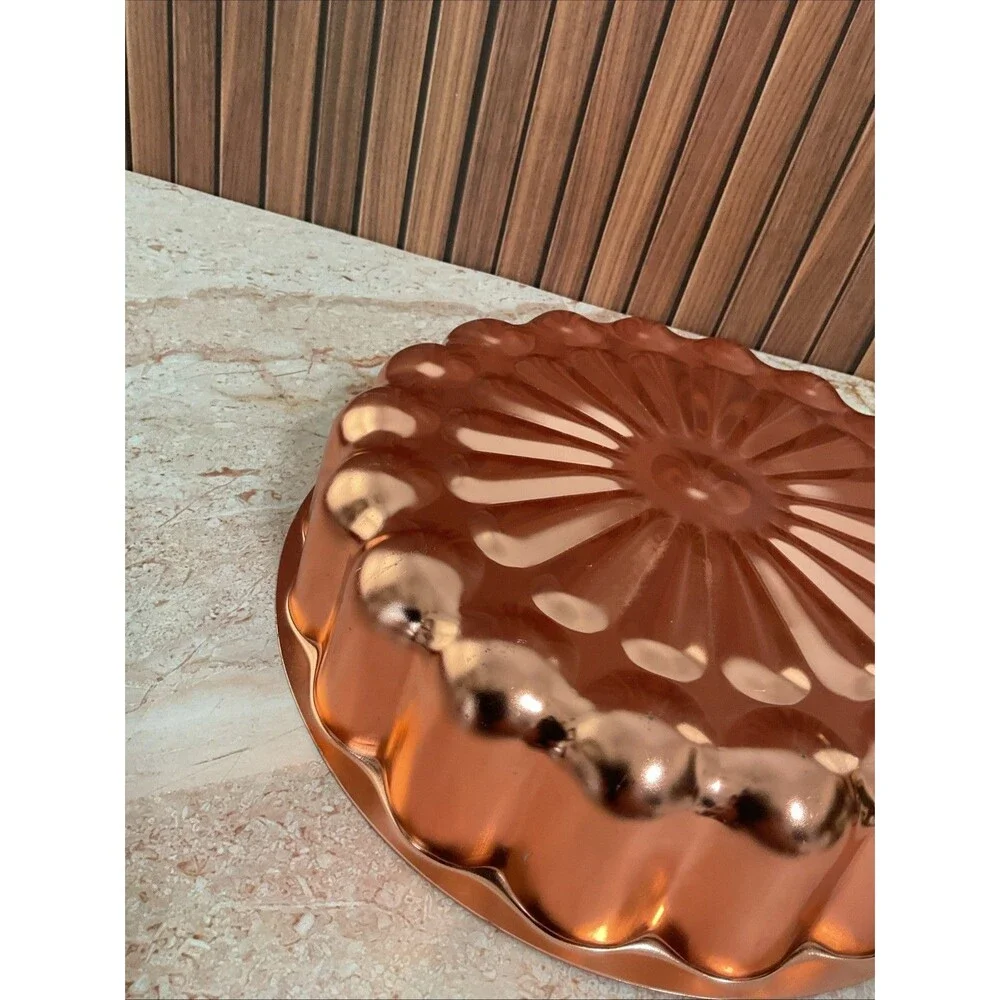 vintage copper  mold  Wall Decor 11.25” Diameter 2.75”